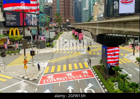 Shibuya-Style Crossroads, Kuala Lumpur, Malaysia Stockfoto