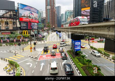 Shibuya-Style Crossroads, Kuala Lumpur, Malaysia Stockfoto