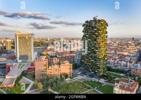 Panoramablick auf Mailand Stockfoto