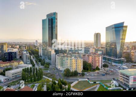 Panoramablick auf Mailand Stockfoto