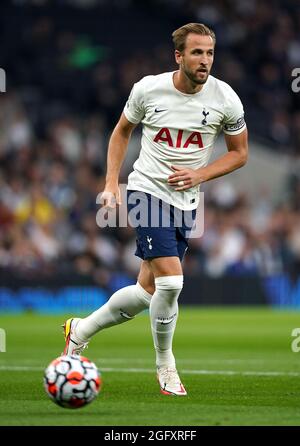 Aktenfoto vom 26-08-2021 von Tottenham Hotspur's Harry Kane. Ausgabedatum: Freitag, 27. August 2021. Stockfoto