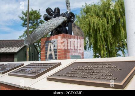 USAAF 94. Bombenangriffsgruppe Kriegsdenkmal, - Rougham Airfield, Bury St Edmunds Stockfoto