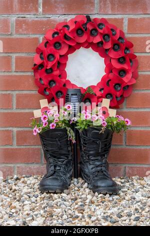 USAAF 94. Bombenangriffsgruppe Kriegsdenkmal, - Rougham Airfield, Bury St Edmunds Stockfoto