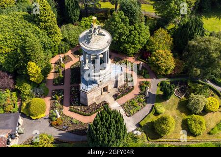 Brig o' Doon & Burns Memorial, Alloway, Ayrshire, Schottland, Großbritannien Stockfoto