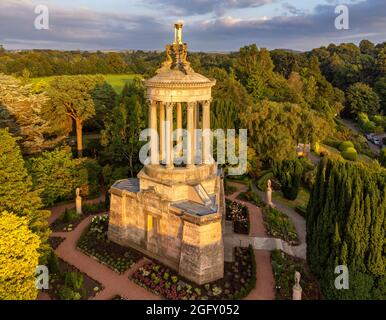 Brig o' Doon & Burns Memorial, Alloway, Ayrshire, Schottland, Großbritannien Stockfoto