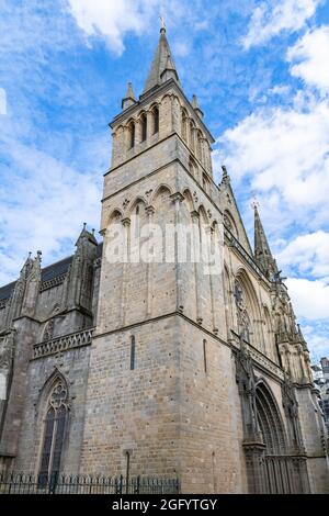 Vannes, schöne Stadt in der Bretagne, die Kathedrale Stockfoto