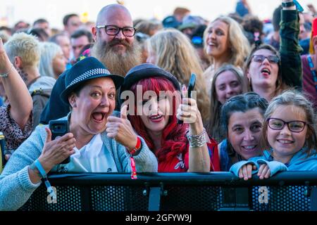 Southsea, Hampshire, Großbritannien. 27. August 2021, Victorious Festival, Credit J Houlbrook Stockfoto