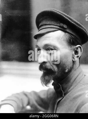 Felix Dzerschinsky der Leiter der ersten sowjetischen Geheimpolizei, der Tscheka, die zum NKWD dann KGB wurde Stockfoto