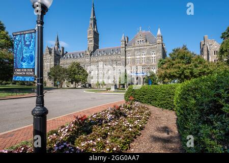 Georgetown University, Washington, DC., USA. Healy Hall. Stockfoto