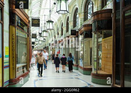 In der Royal Arcade in Norwich Stockfoto