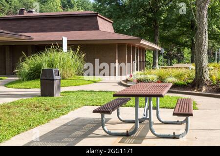 Kentucky. Rasthaltestelle am Straßenrand auf dem Interstate 64 Highway. Stockfoto