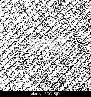 Schwarze diagonale, grungige Textur. Distress Textur von Flecken, Flecken, Tinte, Punkte, Streifen, Kratzer. Design-Element für Muster, grungy-Effekt, Vorlage Stock Vektor
