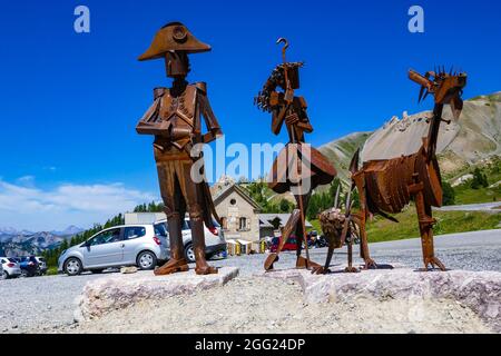 Col d'Izoard, Frankreich, französische Alpen, Alpen, Pass, oberst Stockfoto