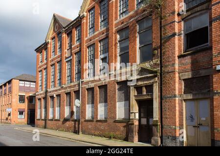 Eine ehemalige Schuhfabrik in Overstone Road, Northampton Stockfoto