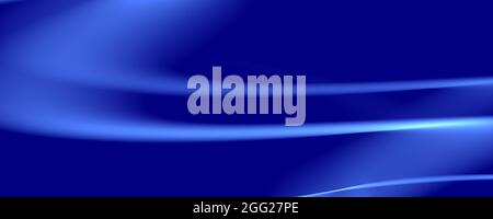 Abstrakter Hintergrund 4k blau hell dunkel Banner Stockfoto