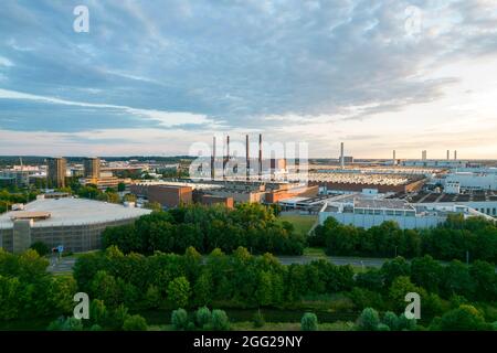 Wolfsburg - Automanufaktur Stadt Stockfoto