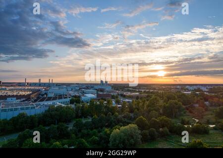 Wolfsburg - Automanufaktur Stadt Stockfoto