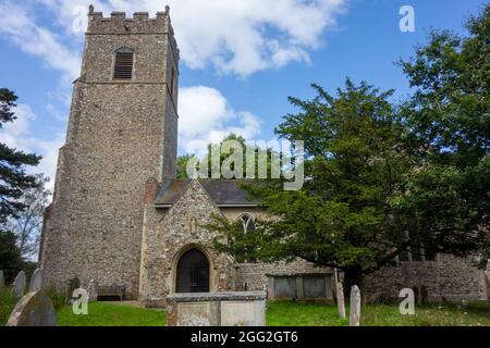 Bergh Apton Kirche Stockfoto