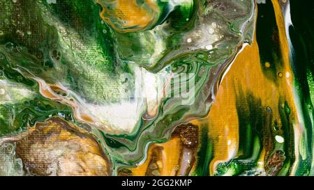 Abstrakt Fließende Kunst Malerei Hintergrund. Acrylglas. Marmorstruktur. Moderne Zeitgenössische Kunst. Kreative Flüssige Acryl Gießtechniken. Mischen Von Farben Stockfoto