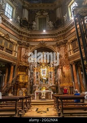 Die Barockkirche Santuario della Consolata, Turin, Piemont, Italien Stockfoto