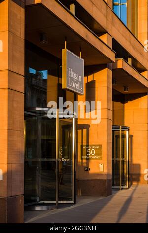 Hogan Lovells Londoner Büros im Atlantic Haus, Holborn Viadukt, Londoin. Ein amerikanisch-britischen Anwaltskanzlei in London und Washington DC. Stockfoto