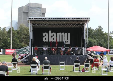 August 28 2021, Labatt Park, London, Ontario, Kanada. Feier für Olympioniken Luke Durda/Alamy Stockfoto