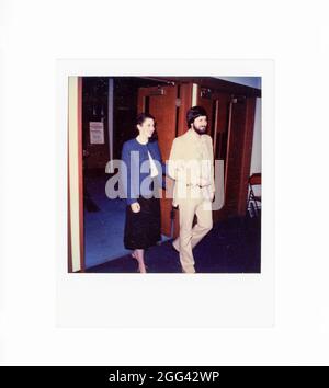 Polaroid-Momentaufnahme im Retro-Stil des 20. Jahrhunderts, USA Stockfoto