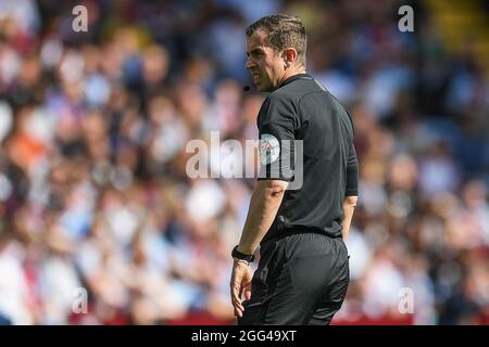 Birmingham, Großbritannien. August 2021. Schiedsrichter Peter Bankes während des Spiels in Birmingham, Großbritannien am 8/28/2021. (Foto von Mike Jones/News Images/Sipa USA) Quelle: SIPA USA/Alamy Live News Stockfoto