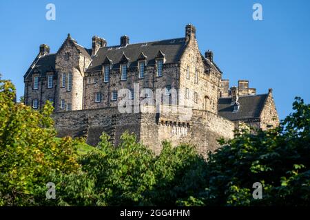 Edinburgh Castle scotland Castle edinburgh scottish Castle edinburgh Altstadt Edinburgh Midlothian Schottland GB Europa Stockfoto