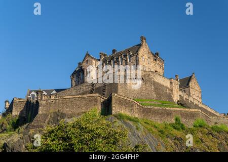 Edinburgh Castle scotland Castle edinburgh scottish Castle edinburgh Altstadt Edinburgh Midlothian Schottland GB Europa Stockfoto