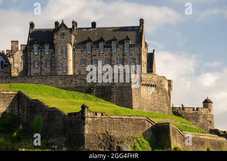 Edinburgh Castle scotland Castle edinburgh scottish Castle edinburgh Altstadt Edinburgh Midlothian Schottland GB Europa Stockfoto