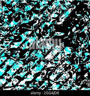 Farbiger, kratzfester Hintergrund. Textur von Flecken, Flecken, Tinte, Punkten, Kratzern. Beschädigter Hintergrund. Verzweifeltes schmutziges künstlerisches Design-Element Stock Vektor