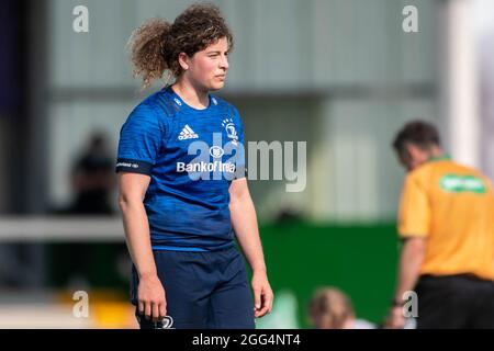 Galway, Irland. August 2021. Jenny Murphy von Leinster Womens während des 2021 Vodafone Women's Interprovincial Series Matches zwischen Connacht Womens und Leinster Womens am 28. August 2021 auf dem Sportplatz in Galway, Irland (Foto von Andrew SURMA/ Quelle: SIPA USA/Alamy Live News Stockfoto