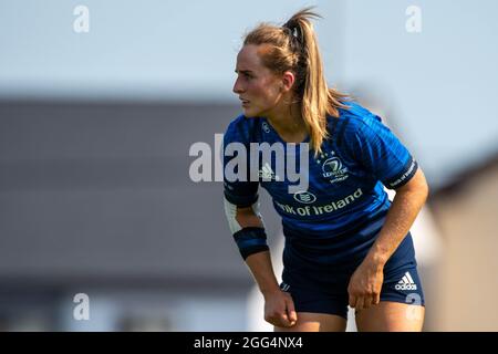 Galway, Irland. August 2021. Meabh O'Brien von Leinster Womens während des 2021 Vodafone Women's Interprovincial Series Matches zwischen Connacht Womens und Leinster Womens am 28. August 2021 auf dem Sportplatz in Galway, Irland (Foto von Andrew SURMA/ Quelle: SIPA USA/Alamy Live News Stockfoto