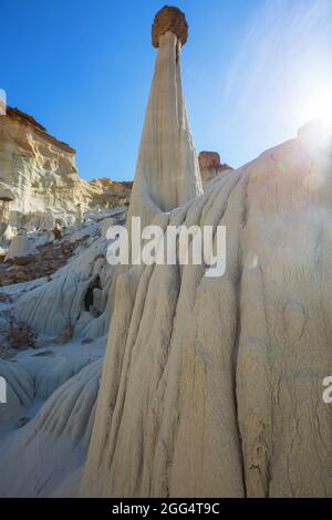 Ungewöhnliche Hoodoos Wahweap in Utah, USA Stockfoto