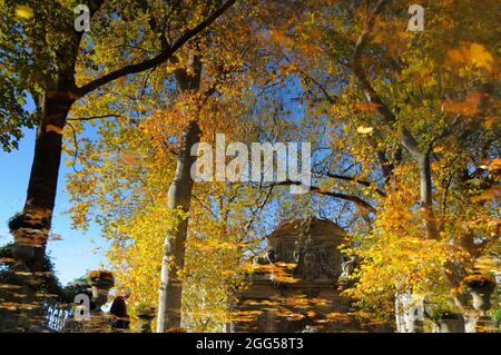 FRANKREICH. PARIS (75) 6E ARR. DER MEDICIS-BRUNNEN IM JARDIN DU LUXEMBOURG Stockfoto