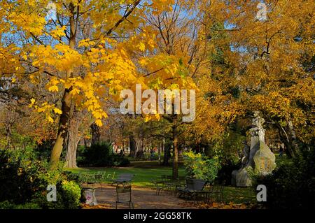 FRANKREICH. PARIS (75) 6E ARR. JARDIN DU LUXEMBOURG. DEM SENAT Stockfoto