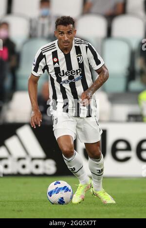 Turin, Italien, 28. August 2021. Danilo von Juventus beim Spiel der Serie A im Allianz Stadium, Turin. Bildnachweis sollte lauten: Jonathan Moscrop / Sportimage Stockfoto