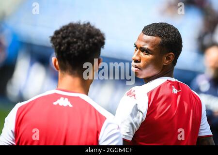 Jean LUCAS von Monaco während der französischen Meisterschaft Ligue 1 Fußballspiel zwischen ESTAC Troyes und AS Monaco am 29. August 2021 im Stade de L'Aube in Troyes, Frankreich - Foto Matthieu Mirville / DPPI Stockfoto