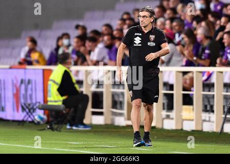 Artemio Frachi Stadium, Florenz, Italien, 28. August 2021, Ivan Juric (Cheftrainer Turin) während der ACF Fiorentina gegen Turin FC - Italienische Fußballserie Stockfoto