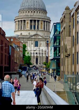 St Paul’s Cathedral, St Paul’s Kirchhof, London EC4M 8AD, Großbritannien Stockfoto