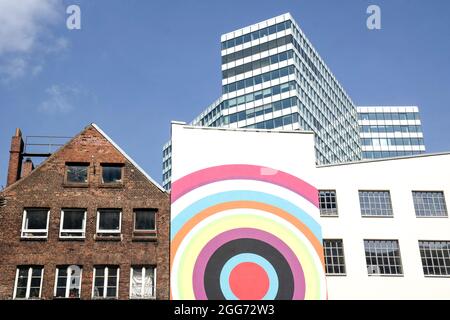 Gängeviertel in Hamburg Stockfoto