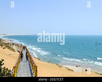 Dorf Canoa Quebrada in Ceara im Nordosten Brasiliens Stockfoto