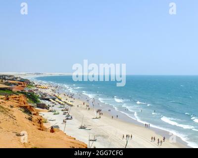 Dorf Canoa Quebrada in Ceara im Nordosten Brasiliens Stockfoto