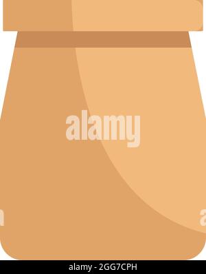 Lieferung von Lebensmitteln, Symboldarstellung, Vektor auf weißem Hintergrund Stock Vektor