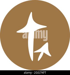 Grüner Amanita-Pilz, Symbolillustration, Vektor auf weißem Hintergrund Stock Vektor