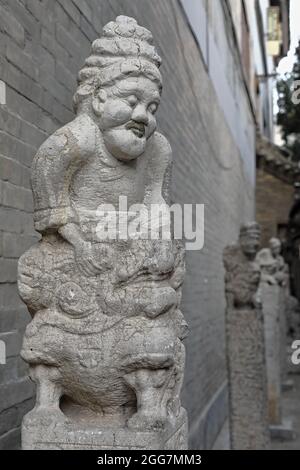 Kui Xing oder K'uei Hsing-chinesischer untersuchungsgott-Shuyuanmen-Kulturstraße-Xi'an-China-1550 Stockfoto