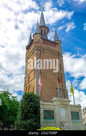 Kortrijk, Westflandern, Belgien, Glockenturm Stockfoto