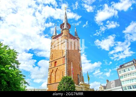 Kortrijk, Westflandern, Belgien, Glockenturm Stockfoto