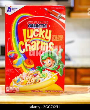 Lucky Charms Müsli Stockfoto